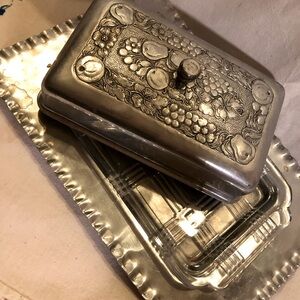 Vintage Cromwell 3 piece butter dish